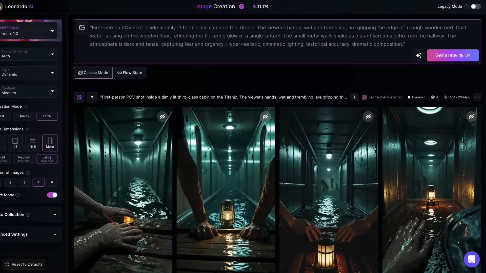 Images POV générées par Leonardo AI