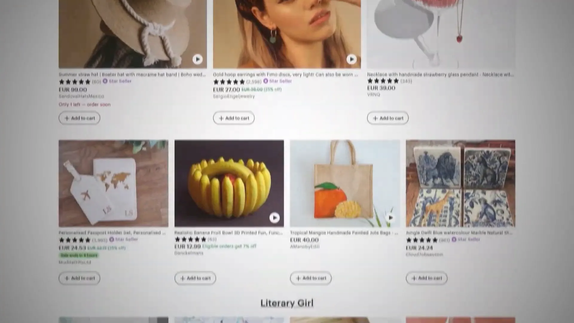Recherche de produits rentables sur Etsy